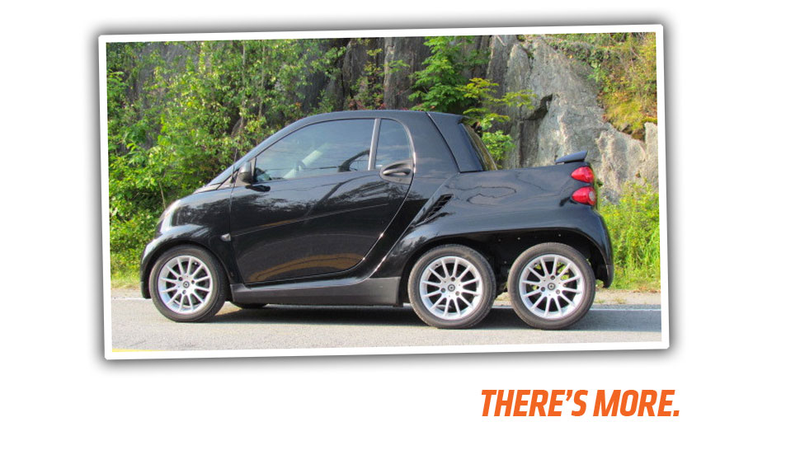 Illustration for article titled This Six-Wheeled Smart Car Is The Perfect Drive For Your Descent Into Madness